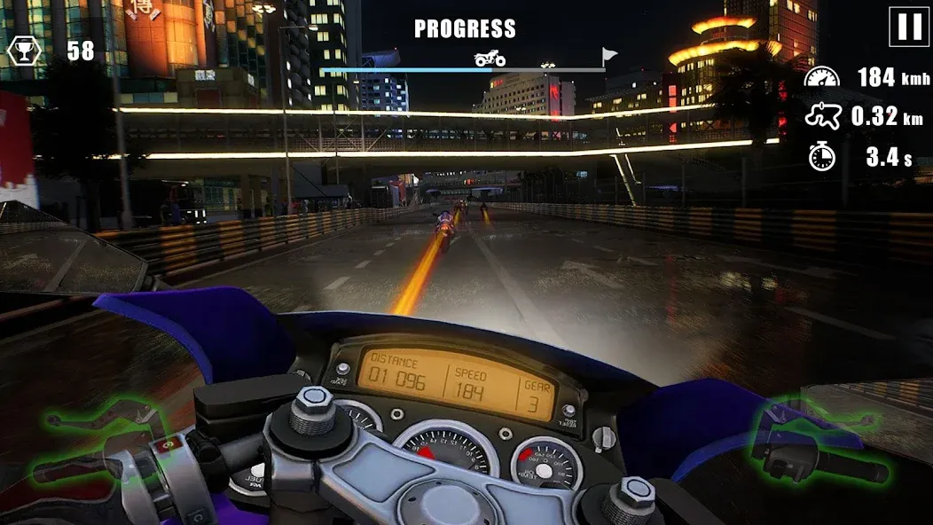 Moto Bike Race : Driving Car (Мото Байк Рейс)  [МОД Меню] Screenshot 2