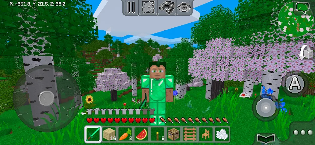 MultiCraft — Build and Mine!  [МОД Menu] Screenshot 1