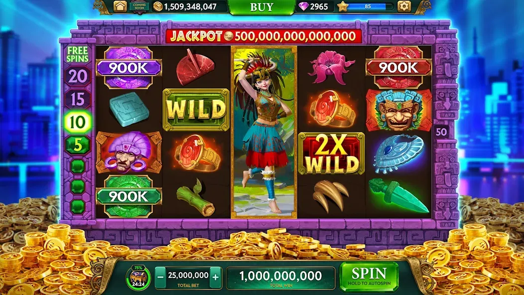 ARK Casino - Vegas Slots Game (АРК Казино)  [МОД Бесконечные деньги] Screenshot 3