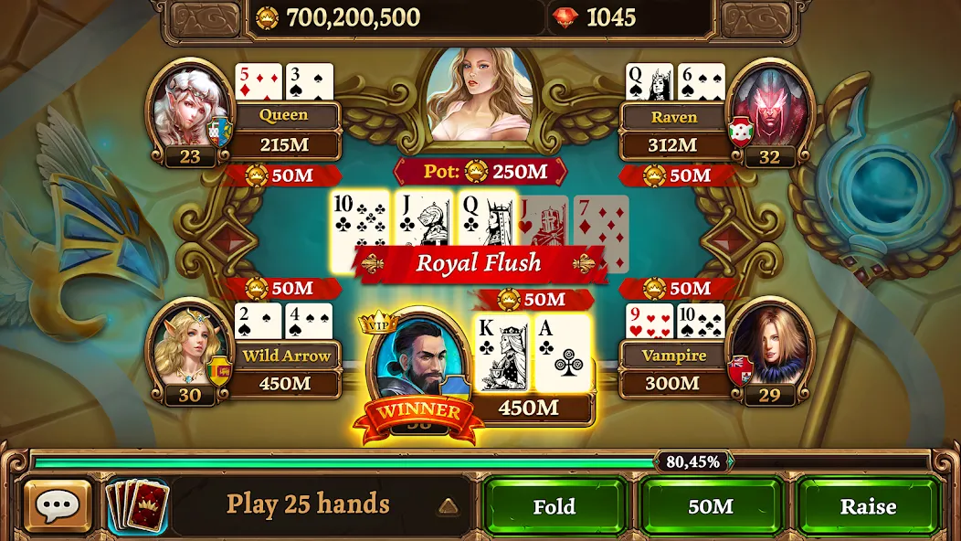 Texas Holdem - Scatter Poker (Тексас Холдем)  [МОД Unlimited Money] Screenshot 3