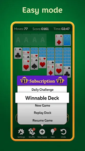 Solitaire Play - Card Klondike (Солитер Плей)  [МОД Много денег] Screenshot 4