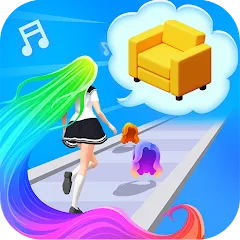 Взлом Dancing Hair (Дансинг Хэр)  [МОД Меню] - полная версия apk на Андроид