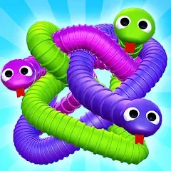 Скачать взлом Tangled Snakes Puzzle Game (Танглед Снейк 3Д)  [МОД Unlimited Money] - последняя версия apk на Андроид