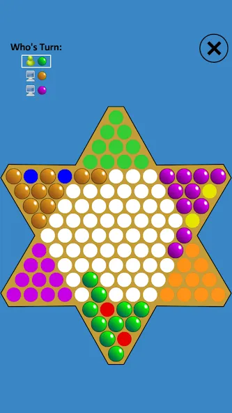 Chinese Checkers Touch (Китайские шашки Тач)  [МОД Много денег] Screenshot 2