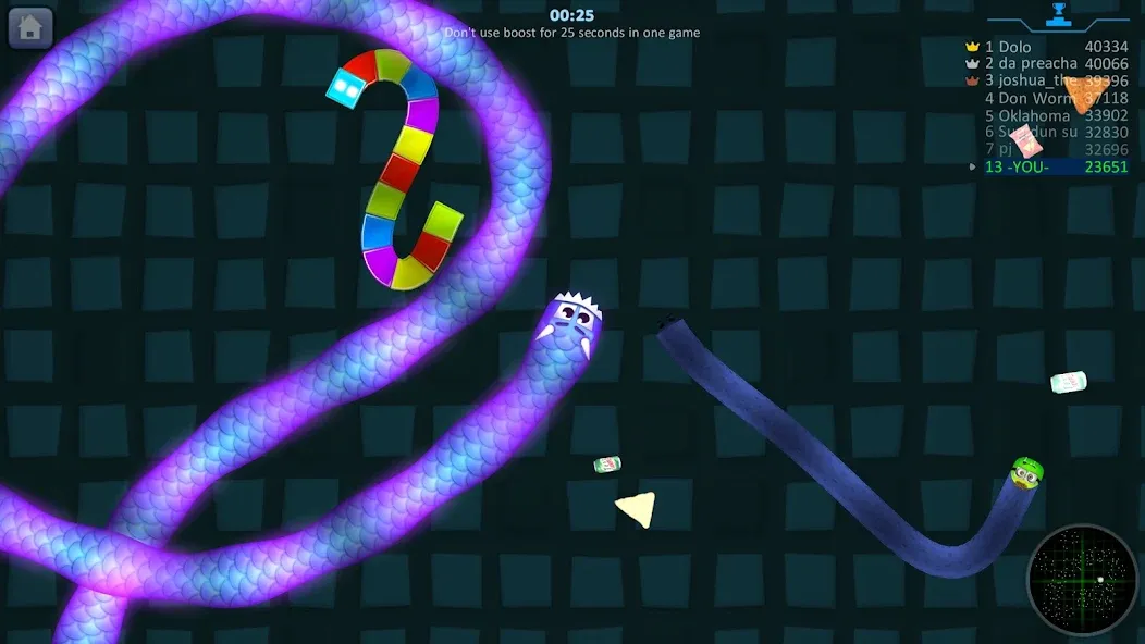 Snake Hunt: Worm io Games Zone  [МОД Меню] Screenshot 1