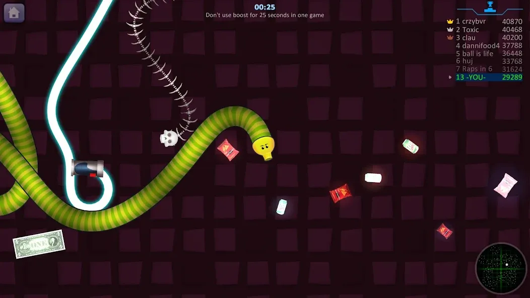 Snake Hunt: Worm io Games Zone  [МОД Меню] Screenshot 5