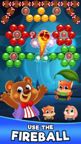 Bubble Friends Bubble Shooter  [МОД Все открыто] Screenshot 3