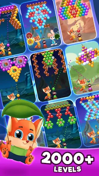 Bubble Friends Bubble Shooter  [МОД Все открыто] Screenshot 5