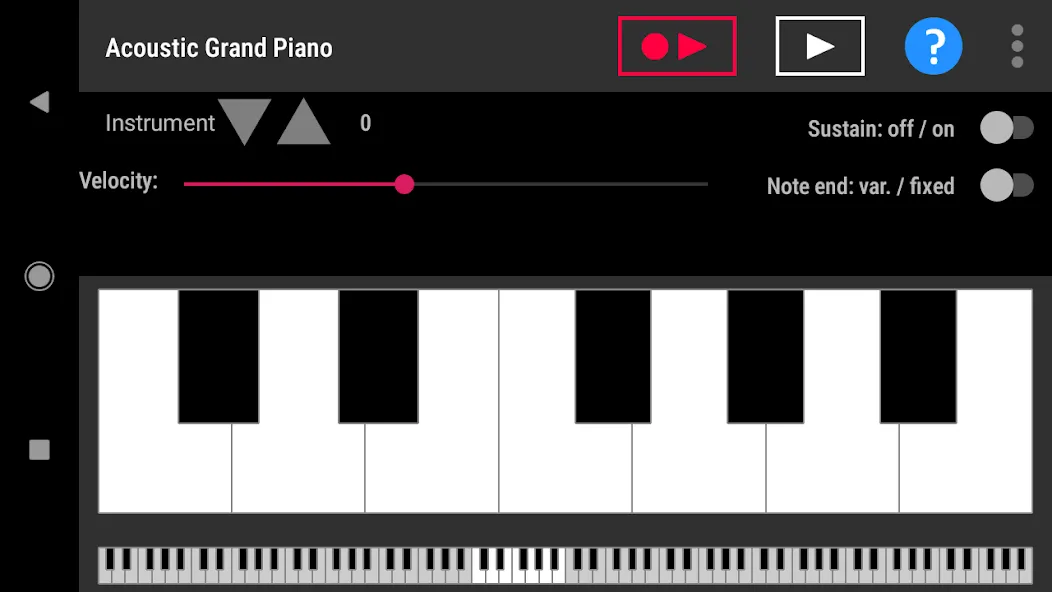 Simple piano with recorder (Симпл пиано с рекордером)  [МОД Меню] Screenshot 4