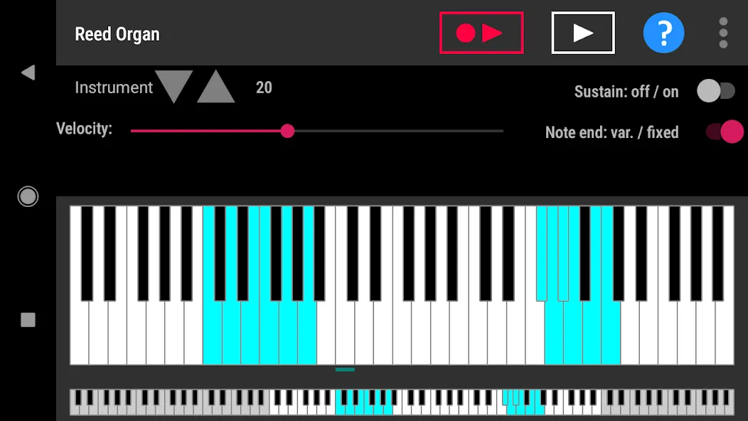 Simple piano with recorder (Симпл пиано с рекордером)  [МОД Меню] Screenshot 5