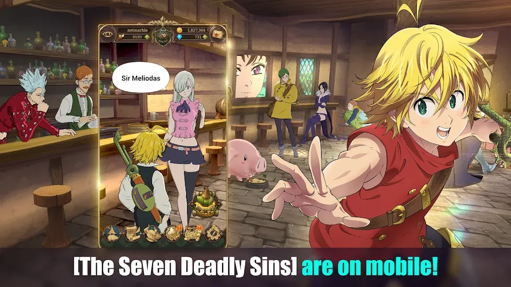 The Seven Deadly Sins (Девять смертных грехов)  [МОД Все открыто] Screenshot 1