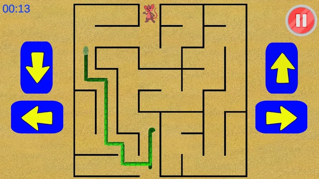 Snake Maze game (Змеиная лабиринтная игра)  [МОД Menu] Screenshot 4