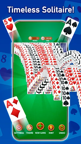 Solitaire: Classic Card Game (Клондайк Солитер)  [МОД Unlocked] Screenshot 3