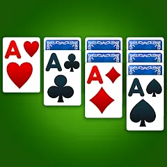 Скачать взлом Solitaire: Classic Card Game (Клондайк Солитер)  [МОД Unlocked] - полная версия apk на Андроид