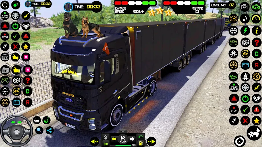 Cargo Truck Driving Truck Game (Ойл трек геймс симулятор 3D)  [МОД Бесконечные монеты] Screenshot 3