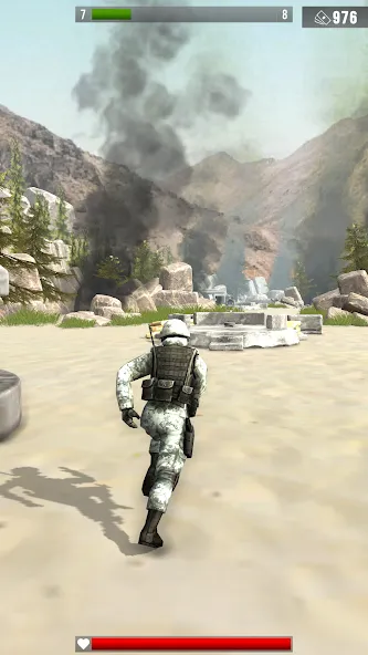 Infantry Attack: War 3D FPS (Инфантерийская атака)  [МОД Много монет] Screenshot 1