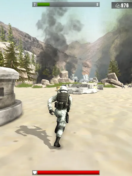 Infantry Attack: War 3D FPS (Инфантерийская атака)  [МОД Много монет] Screenshot 4