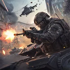 Взлом Infantry Attack: War 3D FPS (Инфантерийская атака)  [МОД Много монет] - последняя версия apk на Андроид