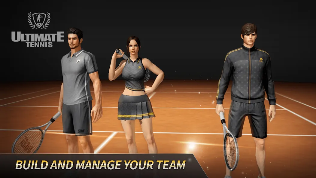 Ultimate Tennis: 3D online spo (Ультимейт Теннис)  [МОД Меню] Screenshot 2