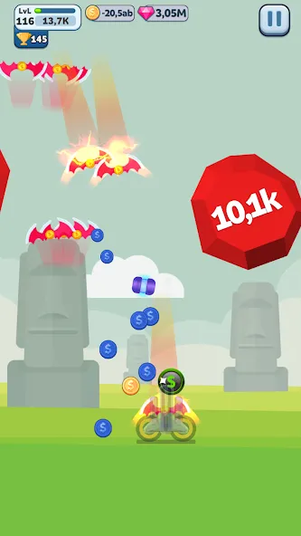 Ball Blast Cannon blitz mania (Балл Бласт Кэннон блиц мания)  [МОД Unlimited Money] Screenshot 3