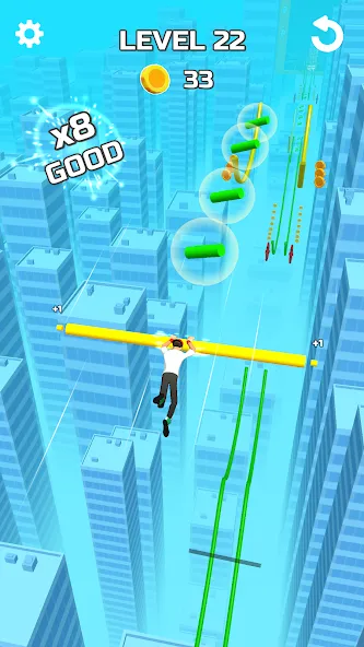 Stunt Rails (тант Рэйлз)  [МОД Бесконечные деньги] Screenshot 1