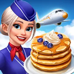 Скачать взлом Airplane Chefs - Cooking Game (Эйрплейн Чефз)  [МОД Бесконечные монеты] - полная версия apk на Андроид