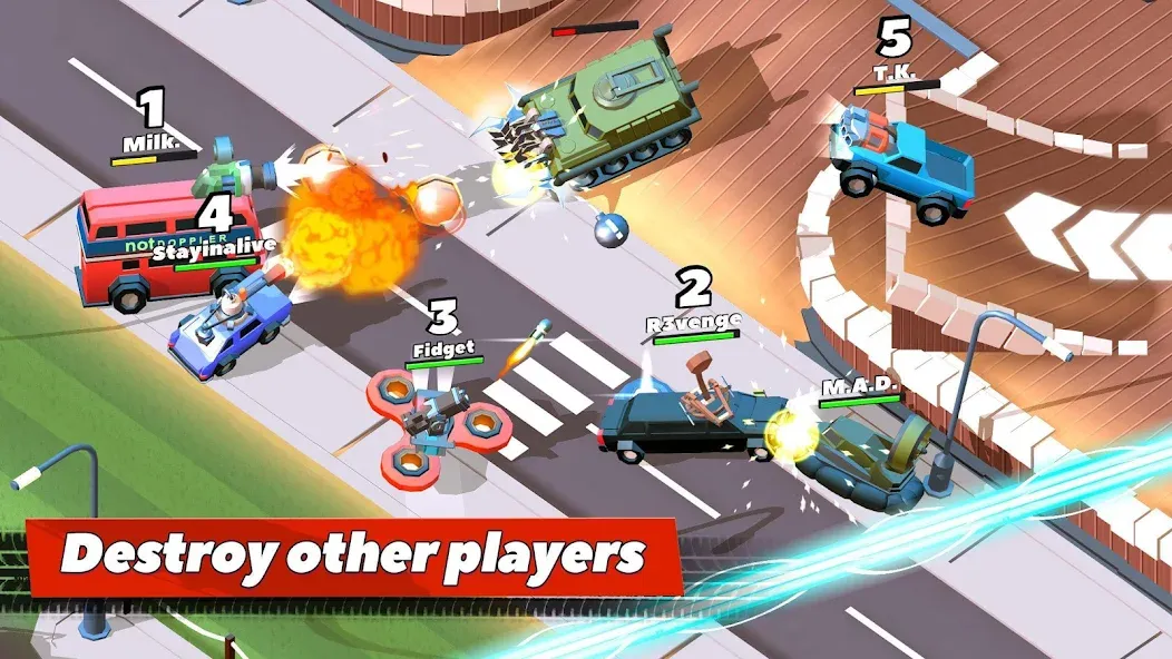 Crash of Cars (Краш оф Карс)  [МОД Все открыто] Screenshot 1