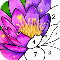 Скачать взломанную Color Time - Paint by Number (Колор Тайм)  [МОД Menu] - полная версия apk на Андроид