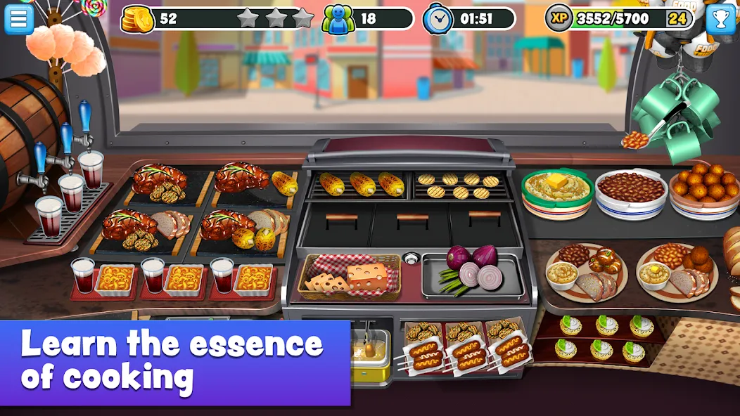 Food Truck Chef™ Cooking Games (Фуд Трак Шеф)  [МОД Меню] Screenshot 1