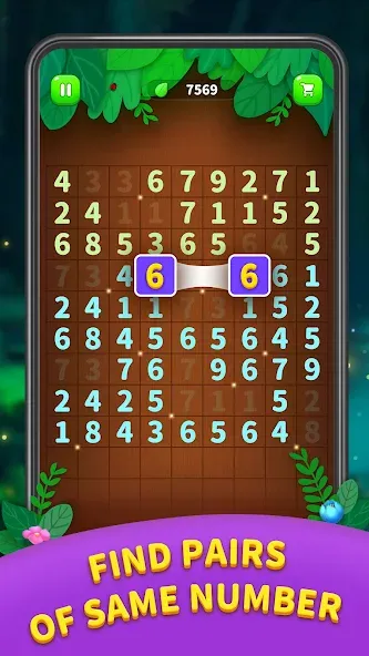 Number Match - Ten Pair Puzzle (Намбер Матч)  [МОД Unlimited Money] Screenshot 1