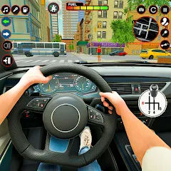 Взломанная Modern Taxi Car Glory Driving  [МОД Menu] - последняя версия apk на Андроид