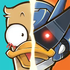 Скачать взломанную Merge Duck 2: Idle RPG (Мердж Дак 2)  [МОД Бесконечные деньги] - последняя версия apk на Андроид