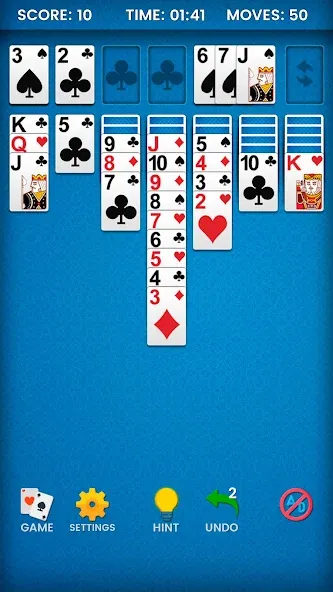 Klondike Solitaire (Клондайк солитер)  [МОД Mega Pack] Screenshot 2