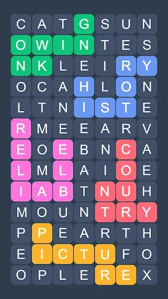 Word Search - Evolution Puzzle  [МОД Много монет] Screenshot 3