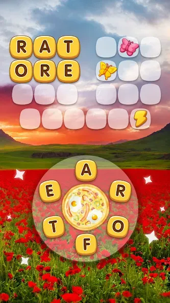 Word Pizza - Word Games  [МОД Все открыто] Screenshot 3