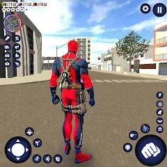 Скачать взломанную Miami Rope Hero Spider Game  [МОД Unlocked] - стабильная версия apk на Андроид