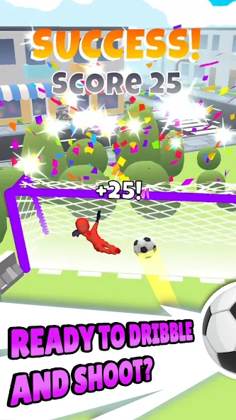 Crazy Kick! Fun Football game  [МОД Бесконечные деньги] Screenshot 2