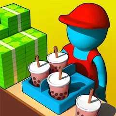 Скачать взломанную My Mini Boba Tea Cafe Tycoon (Экстримные Гонки на Велосипедах)  [МОД Много денег] - полная версия apk на Андроид