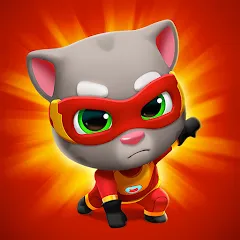 Скачать взлом Talking Tom Hero Dash  [МОД Все открыто] - полная версия apk на Андроид