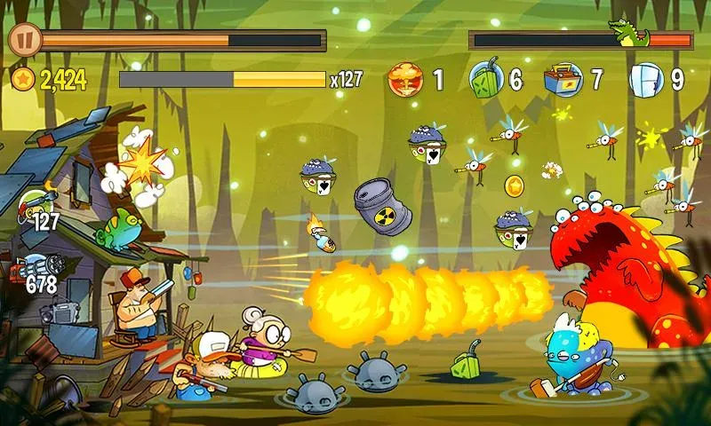 Swamp Attack (Свомп Аттак)  [МОД Меню] Screenshot 5