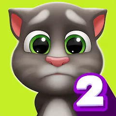 Взломанная My Talking Tom 2  [МОД Menu] - полная версия apk на Андроид