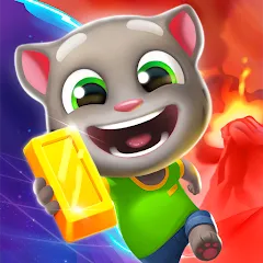 Скачать взлом Talking Tom Time Rush  [МОД Бесконечные деньги] - стабильная версия apk на Андроид