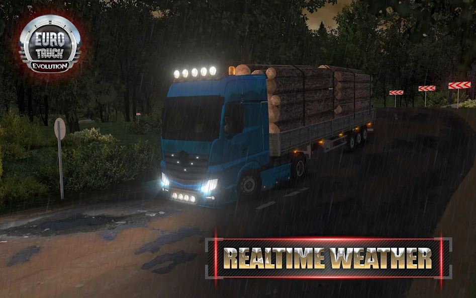 European Truck Simulator (Юро Трак Драйвер)  [МОД Unlocked] Screenshot 5