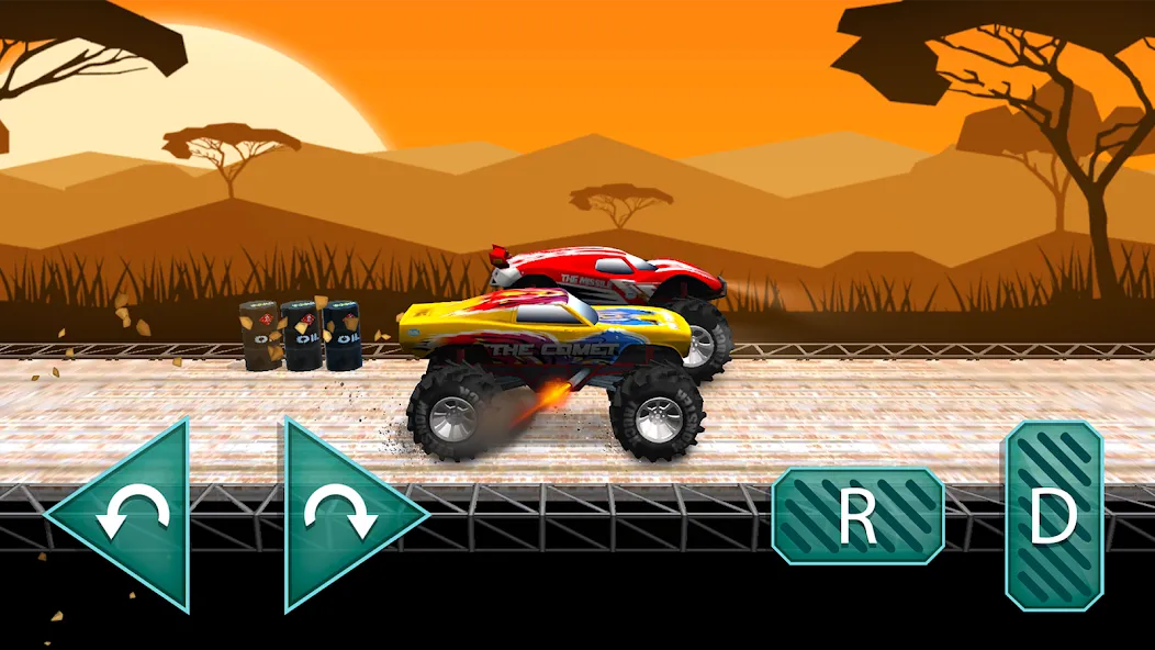 Monster truck: Extreme racing  [МОД Много монет] Screenshot 4