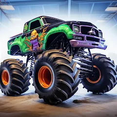 Скачать взлом Monster truck: Extreme racing  [МОД Много монет] - стабильная версия apk на Андроид