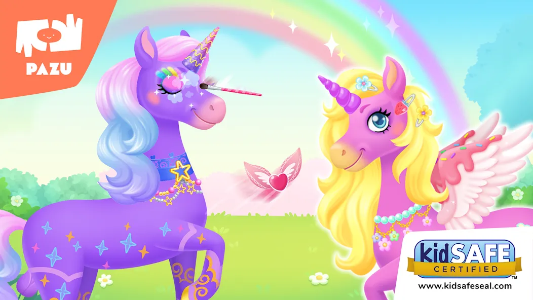 My Unicorn dress up for kids  [МОД Unlocked] Screenshot 1