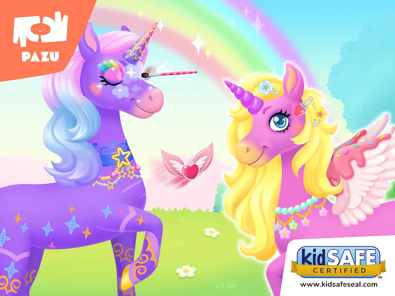 My Unicorn dress up for kids  [МОД Unlocked] Screenshot 5