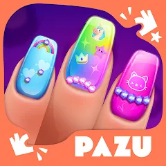 Скачать взломанную Girls Nail Salon - Kids Games  [МОД Mega Pack] - полная версия apk на Андроид