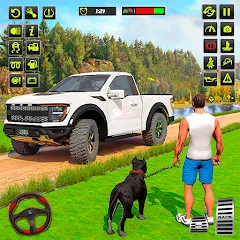 Скачать взломанную Offroad 4x4 Jeep Driving Game  [МОД Меню] - стабильная версия apk на Андроид