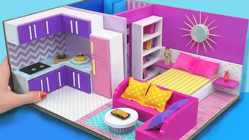 Girl Doll House Design Games (Дизайнерские игры для девочек Домик для кукол)  [МОД Бесконечные монеты] Screenshot 5